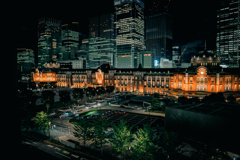東京駅夜景