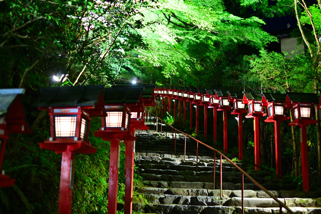 黄船神社 青紅葉