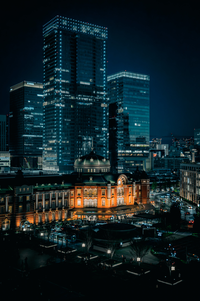 東京駅夜景