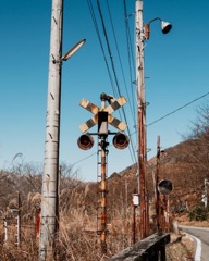 日暮れのわたらせ渓谷鐵道