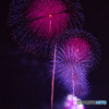 夜空の紫