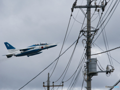 低空飛行の3番機