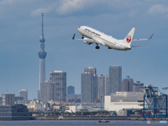 日本の空へ