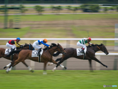 直線勝負
