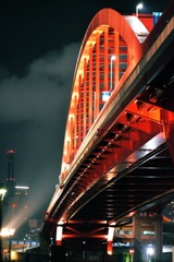 真夏の夜の橋