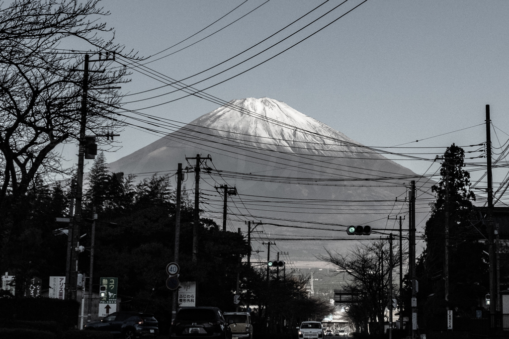 日常の中の富士