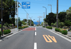 海に続く道