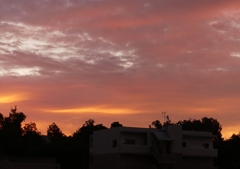 P1240751：朝焼け_R