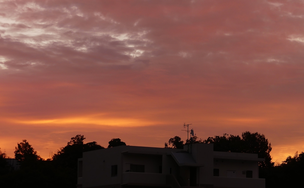 P1240750：朝焼け_R