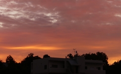 P1240750：朝焼け_R