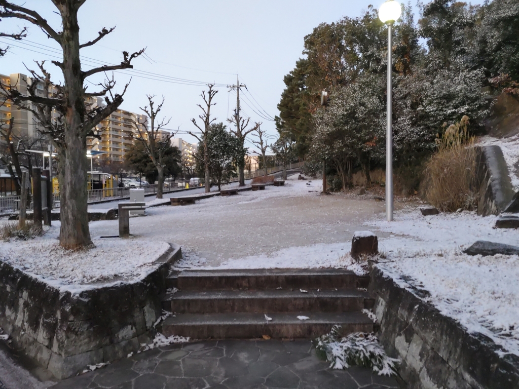 公園の雪：DSC_0171