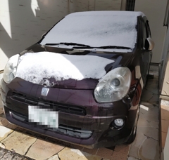 マイカーに残った雪：DSC_0186