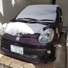 マイカーに残った雪：DSC_0186