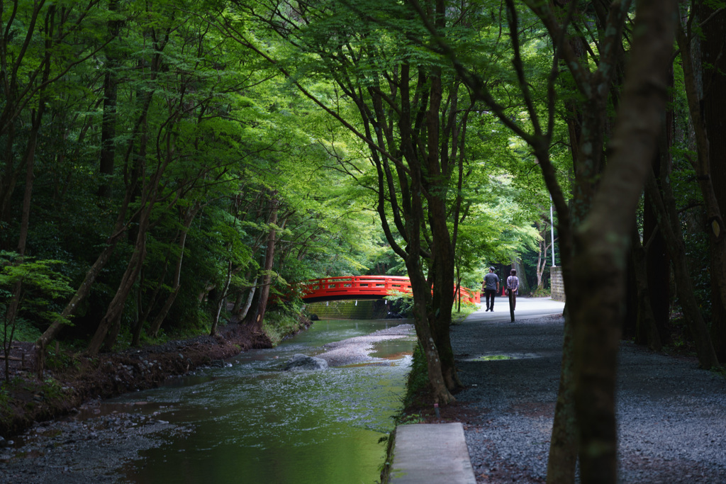 遠州小國神社赤橋