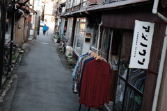古着屋のある路地