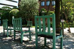 緑の椅子