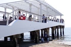 稲毛の浜デッキ