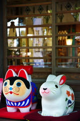 神社の置物