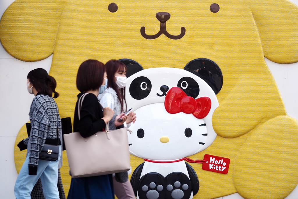 上野のパンダキティ