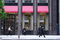 銀座大通り歩道 銀座大通り歩道