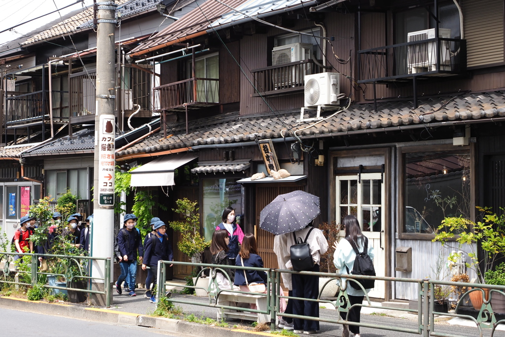 谷中のカフェ