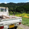 棚田とHIJET