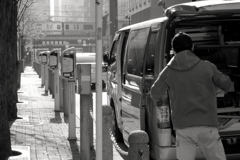 朝の積み下ろし