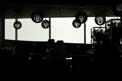 オープン前の店内