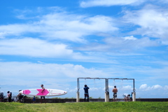 海岸のシャワー