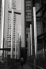 日テレに渡る通路