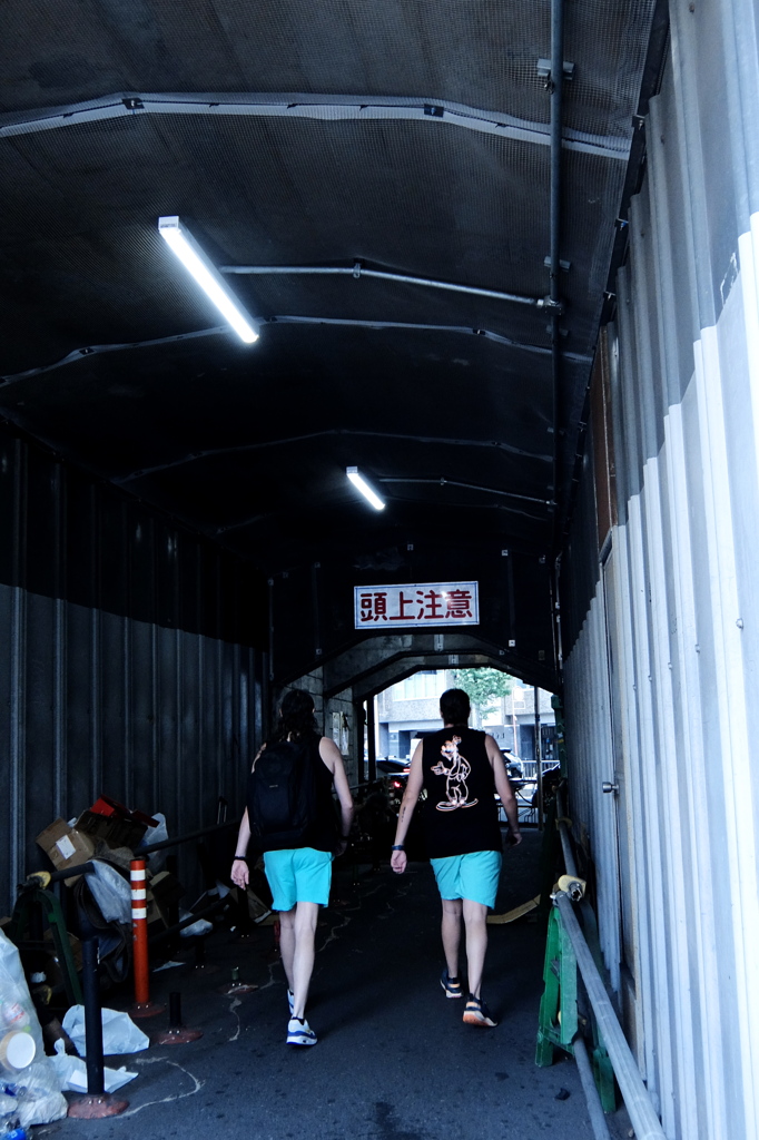 頭上注意