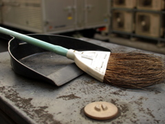 塵取りとほうき