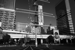 竹芝ふ頭のマスト