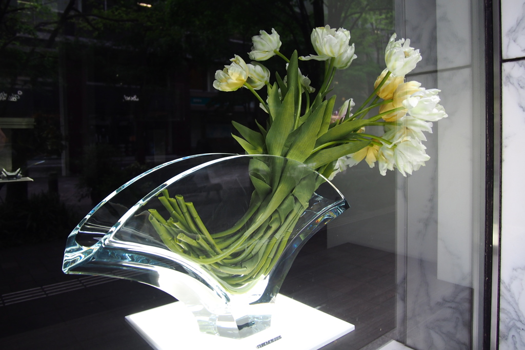 ガラスの花瓶