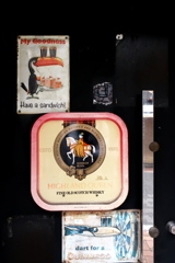 サンドイッチとウイスキーとビール