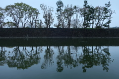 二重橋前のお堀