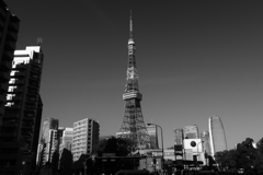 赤羽橋からの東京タワー