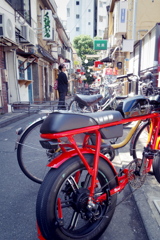 路地駐輪