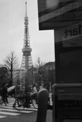 電話ボックスからのタワー