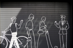 シャッターのポリスマン