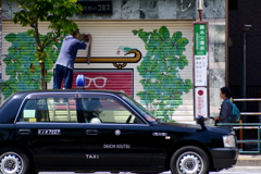 シャッターの掃除