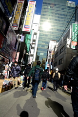 重なる影