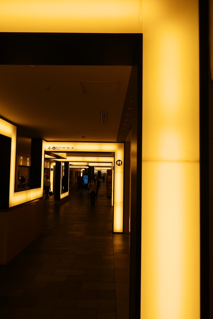 ビル通路