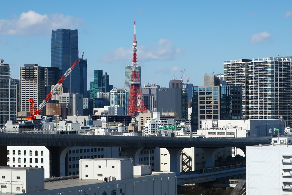 レインボーブリッジから