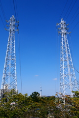 鉄塔とスカイツリー