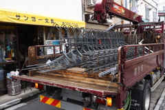 荷台の鉄筋