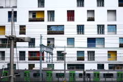 港区施設と山手線