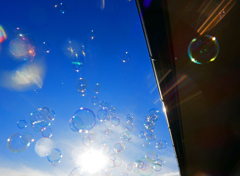 シャボン玉飛んだ！