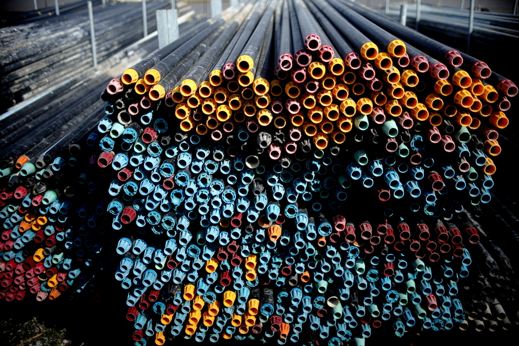 海岸堤防内と外