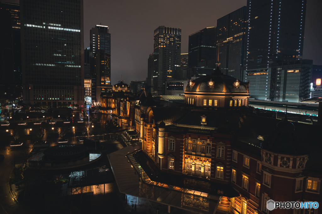 東京駅夜景スナップ